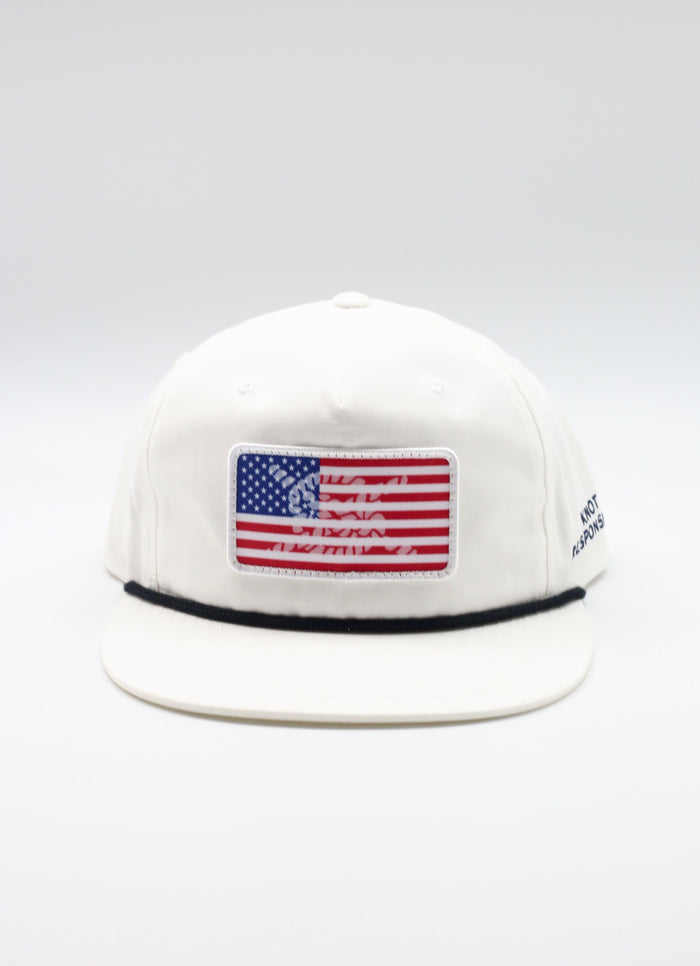 USA Patch West Coast Hat - White