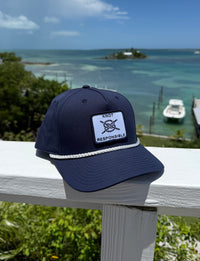 Performance Rope Hat Classic Logo - Navy