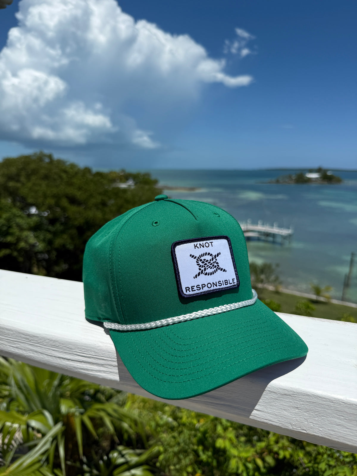 Performance Rope Hat Classic Logo - Green