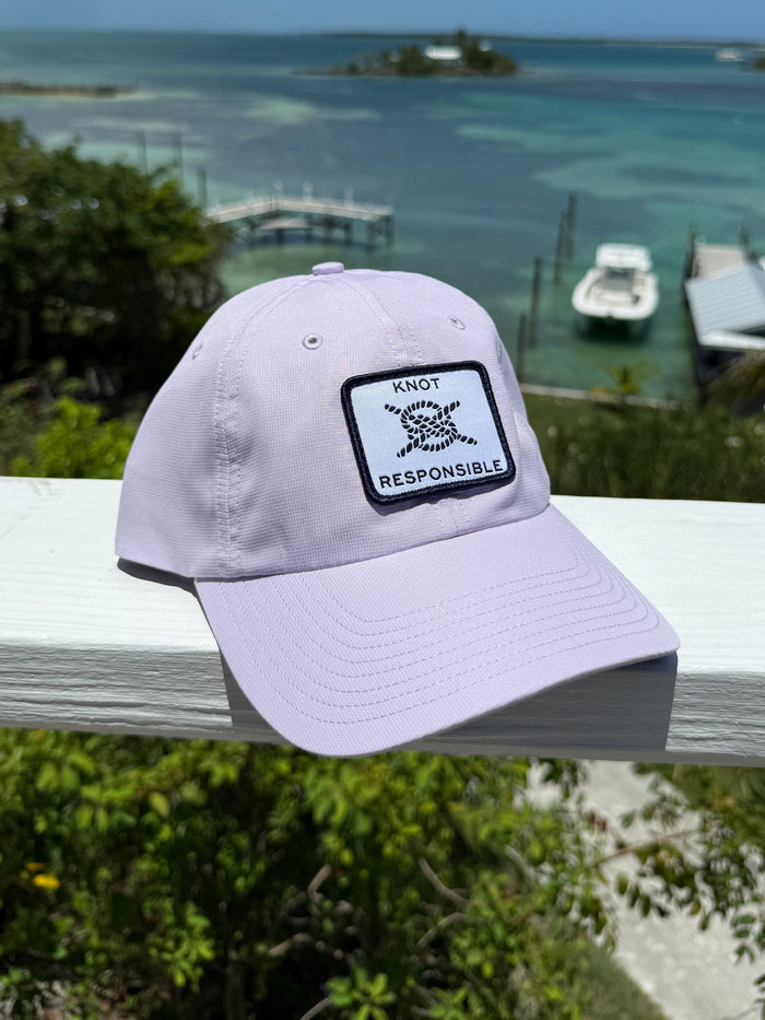 Performance Hat Classic Logo- Lavender