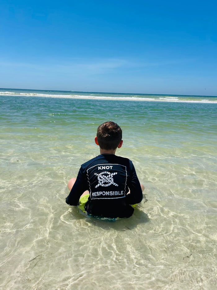Classic Performance Long Sleeve Kids - Navy