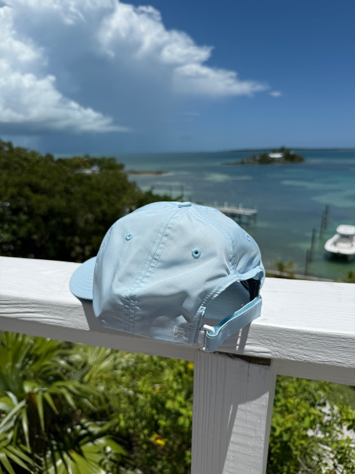 Performance Hat Classic Logo- Light Aqua