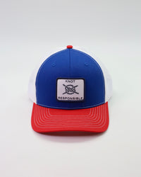 Original Trucker Hat Classic Logo- Red/White/Blue