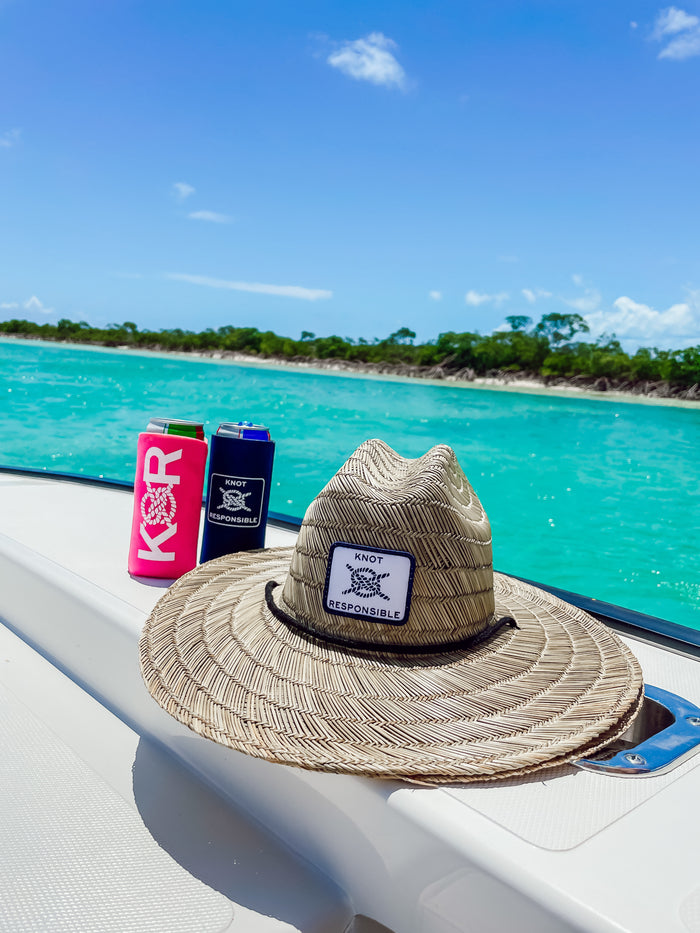 Knot Responsible Straw Hat with Classic Logo