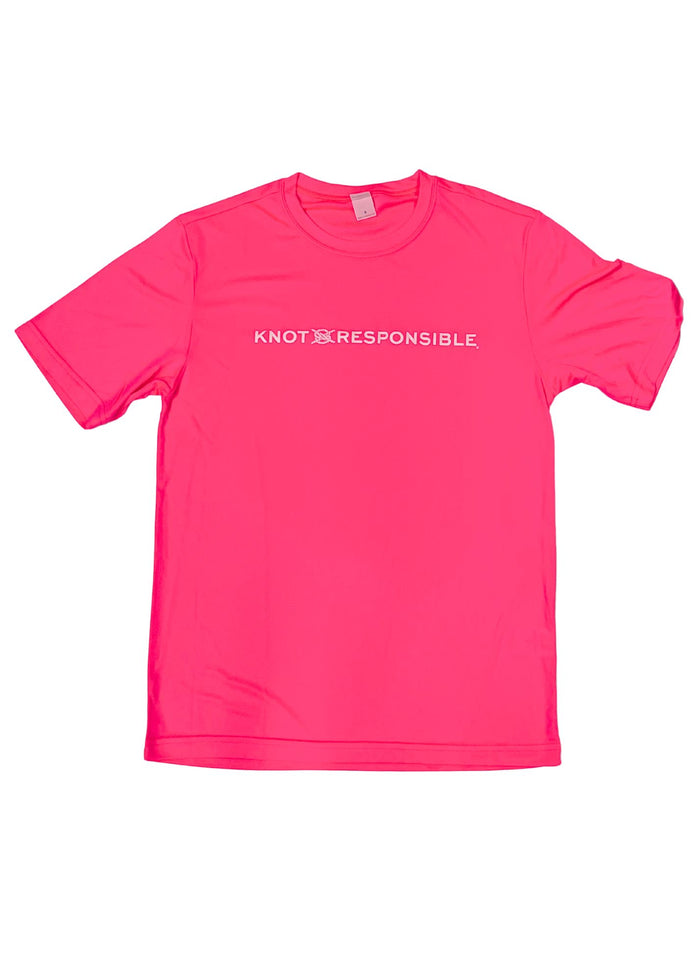 Chest Logo Performance Short Sleeve - Hot Pink