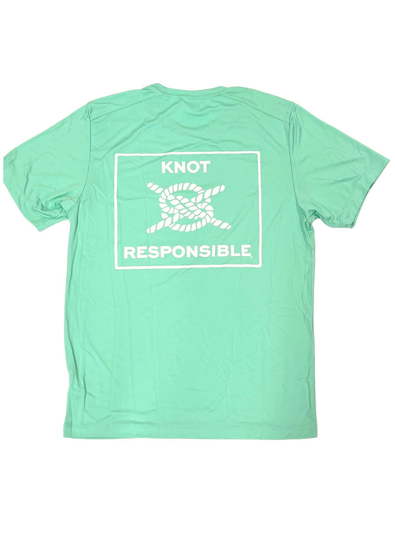 Classic Logo Performance Short Sleeve- Seafoam