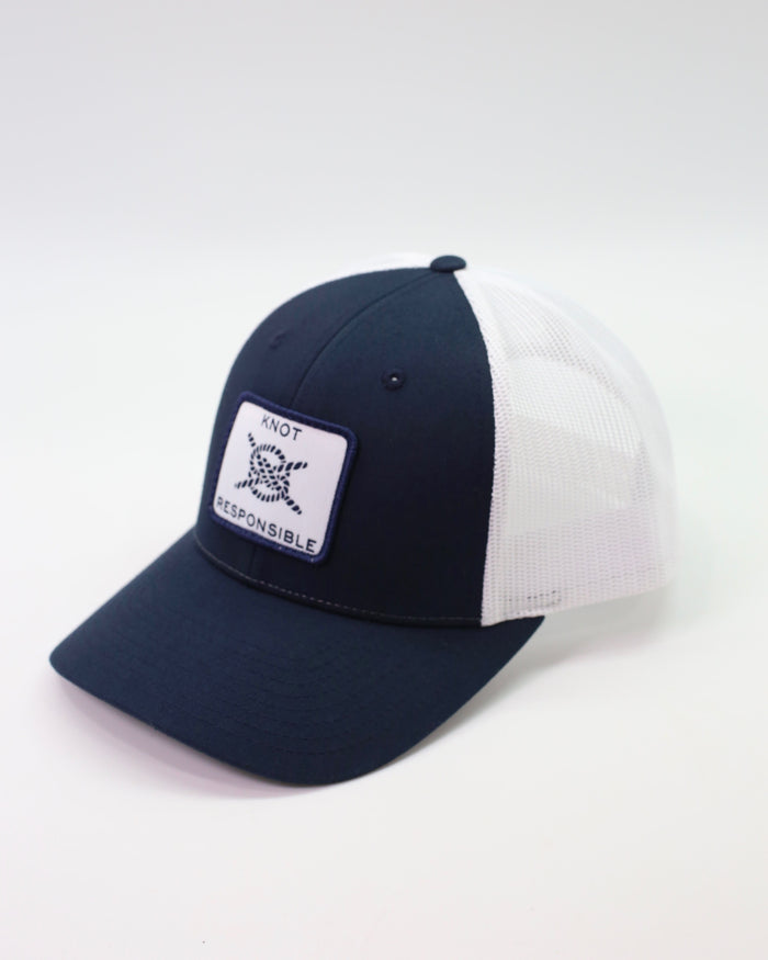 Original Trucker Hat Classic Logo- Navy/White