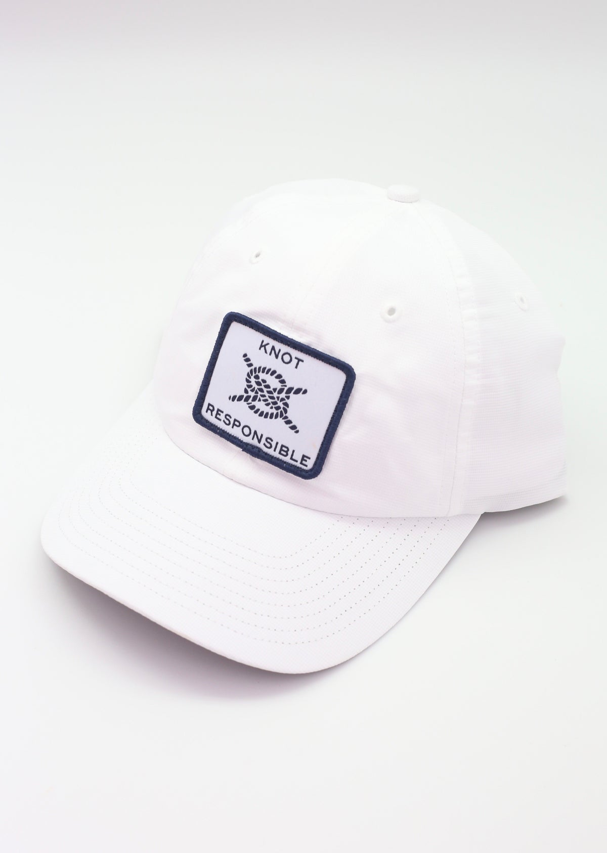 Performance Hat Classic Logo- White