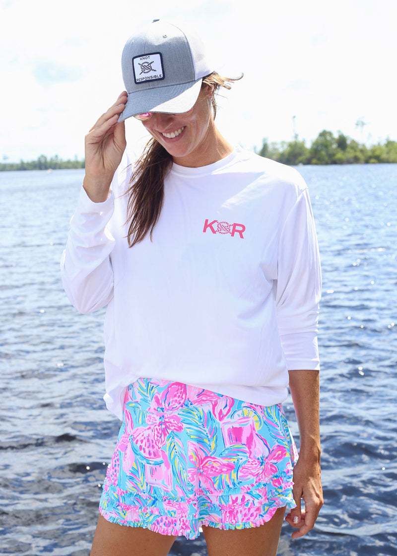 Island Collection Classic Logo Long Sleeve - Pink