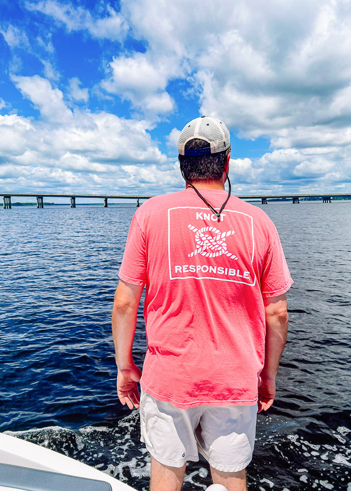 Classic Logo Cotton Pocket Tee- WATERMELON