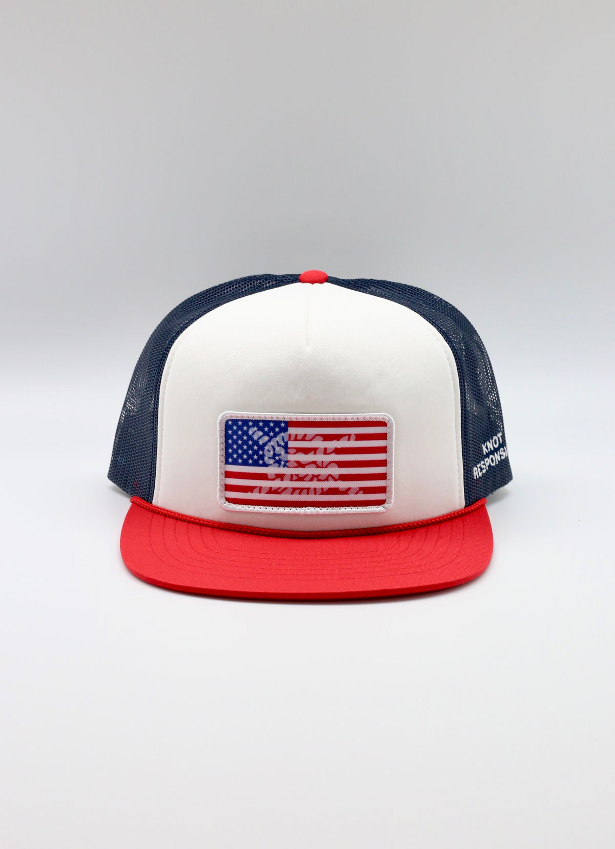 Limited Edition USA Patch Foam Trucker Hat- Red /Navy/White