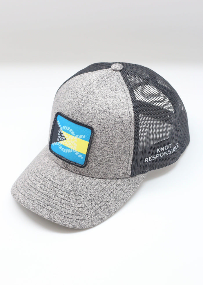 Limited Edition Abaco Strong Low Pro Trucker Hat- Grey & Black
