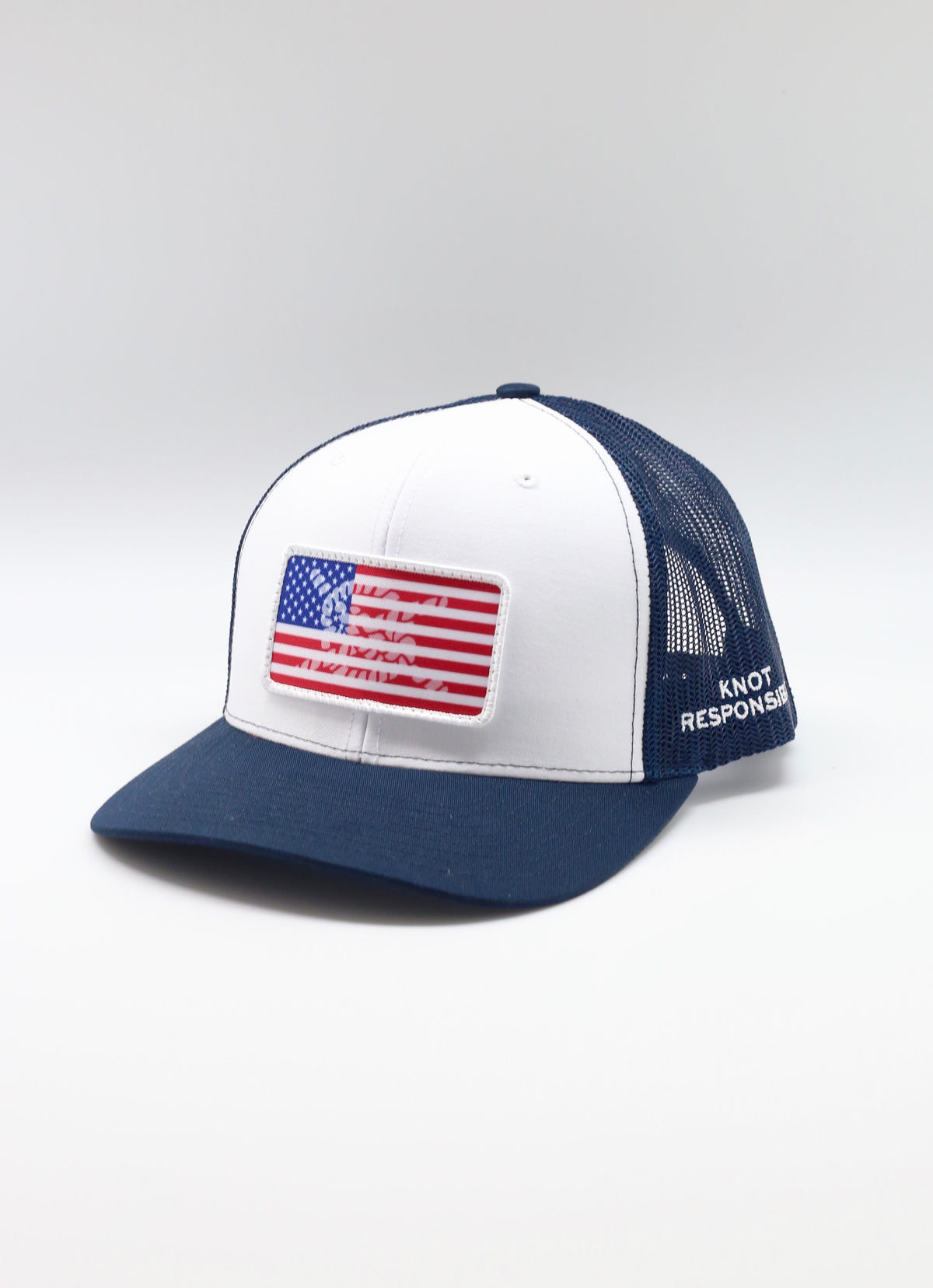 USA Patch Original Trucker Hat - Navy/White