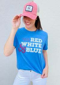 Red, White, & Blue Graphic Tee