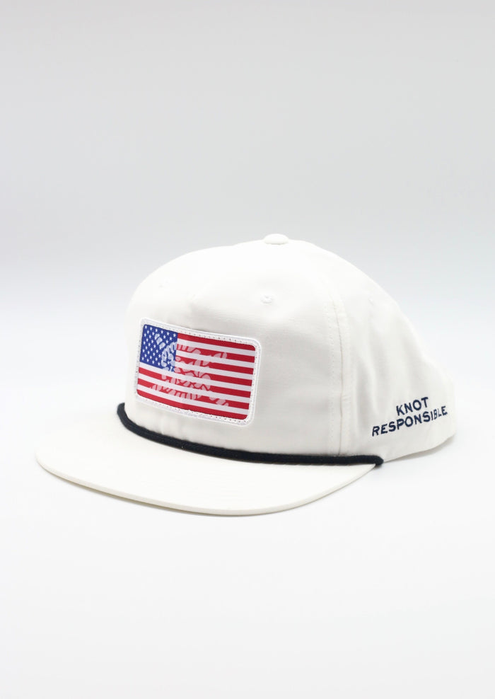 Limited Edition USA Patch West Coast Hat - White