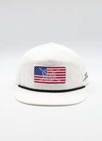 USA Patch West Coast Hat - White